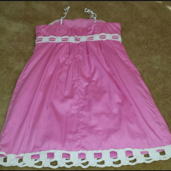 Lilly P pink strapless dress - Picture 3 of 4